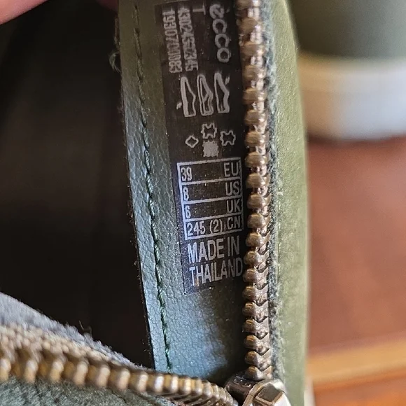 Ecco Olive Ankle Boots - Picture 6 of 7